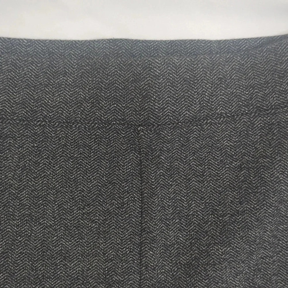 Banana Republic Herringbone Side Zip Pants, Color Black Gray Size M - Picture 3 of 14